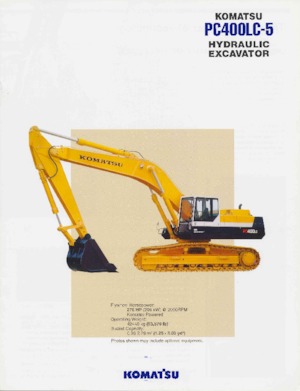 Excavadoras de orugas Komatsu PC400LC-5
