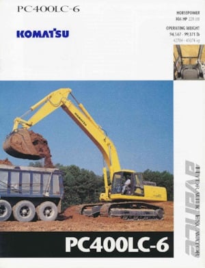 Excavadoras de orugas Komatsu PC400LC-6