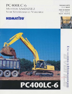 Excavadoras de orugas Komatsu PC400LC-6