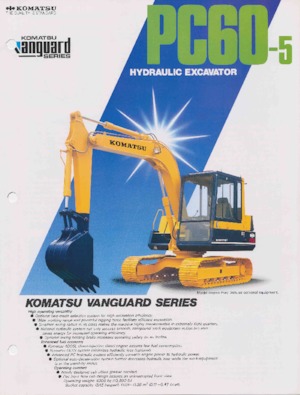 Excavadoras de orugas Komatsu PC60-5