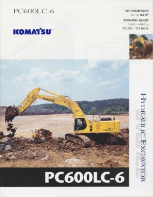 Excavadoras de orugas Komatsu PC600-6