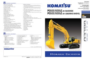 Excavadoras de orugas Komatsu PC600-8R