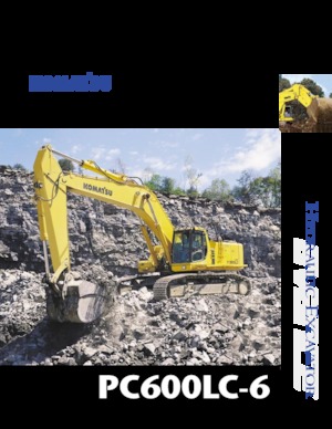 Excavadoras de orugas Komatsu PC600LC-6