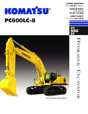 Excavadoras de orugas Komatsu PC600LC-8