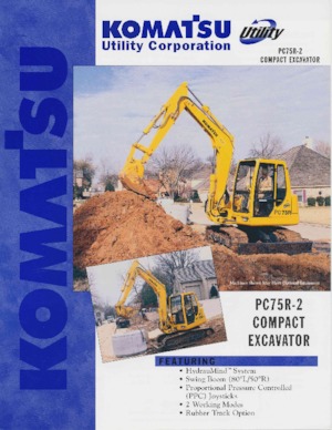 Excavadoras de orugas Komatsu PC75R-2