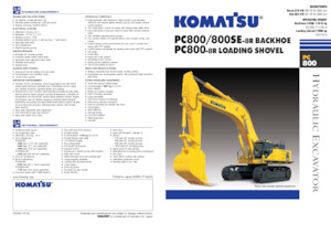 Excavadoras de orugas Komatsu PC800-8R