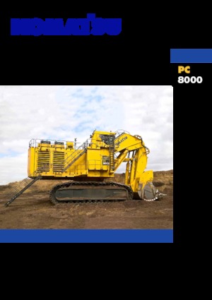 Excavadoras de orugas Komatsu PC8000-11 