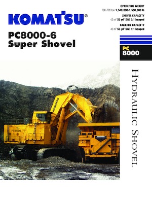 Excavadoras de orugas Komatsu PC8000-6