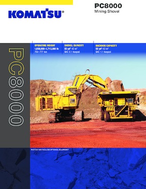 Excavadoras de orugas Komatsu PC8000