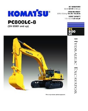 Excavadoras de orugas Komatsu PC800LC-8/PC800-8