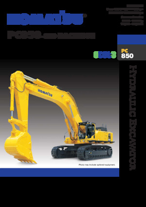 Excavadoras de orugas Komatsu PC850SE-8E0