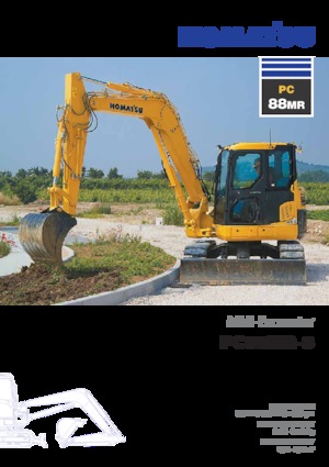 Excavadoras de orugas Komatsu PC88MR-8