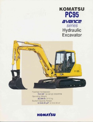 Excavadoras de orugas Komatsu PC95