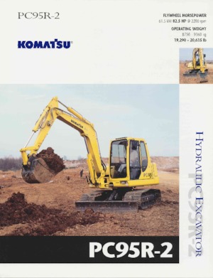 Excavadoras de orugas Komatsu PC95R-2