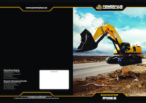 Excavadoras de orugas PowerPlus PP1100E-XI