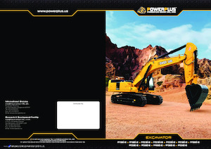 Excavadoras de orugas PowerPlus PP550E-XI