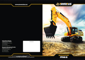 Excavadoras de orugas PowerPlus PP700E-XI