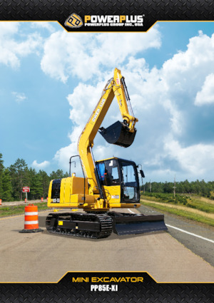 Excavadoras de orugas PowerPlus PP85E-XI
