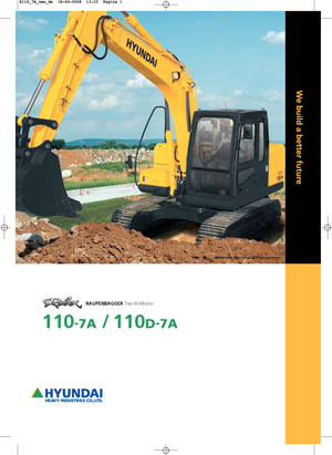 Excavadoras de orugas Hyundai R 110 D-7 A