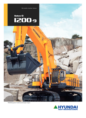 Excavadoras de orugas Hyundai R 1200 LC-9 A
