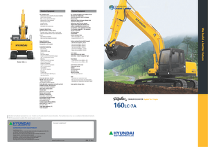 Excavadoras de orugas Hyundai R 160 LC 7A