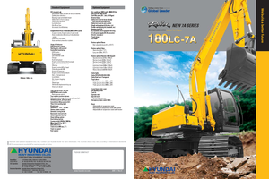 Excavadoras de orugas Hyundai R 180 LC 7A