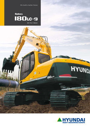 Excavadoras de orugas Hyundai R 180 LC 9