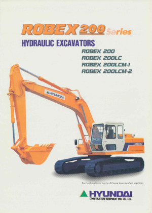 Excavadoras de orugas Hyundai R 200