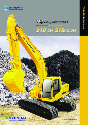 Excavadoras de orugas Hyundai R 210-7H