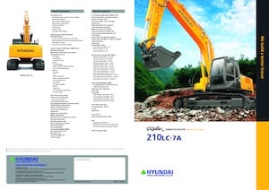 Excavadoras de orugas Hyundai R 210 LC 7A