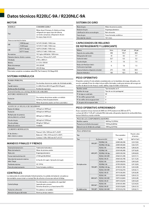 Excavadoras de orugas Hyundai R 220 LC-9 A