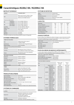 Excavadoras de orugas Hyundai R 220 LC-9 A