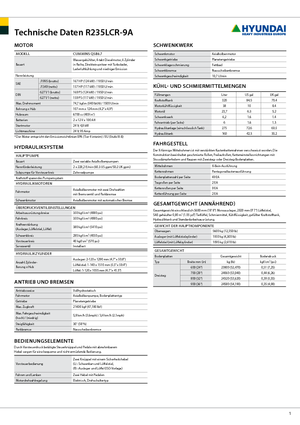 Excavadoras de orugas Hyundai R 235 LCR-9 A