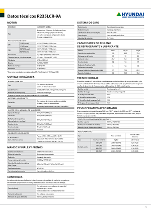 Excavadoras de orugas Hyundai R 235 LCR-9 A