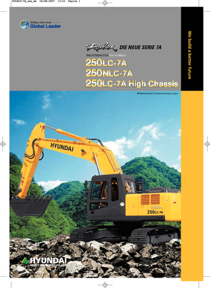 Excavadoras de orugas Hyundai R 250 LC 7A