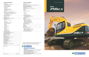 Excavadoras de orugas Hyundai R 250 LC 9