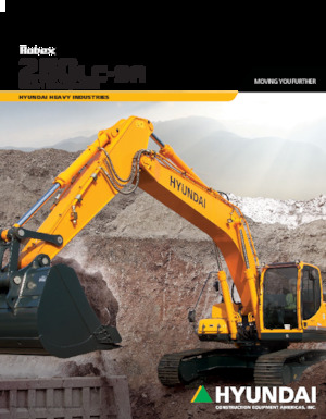 Excavadoras de orugas Hyundai R 260LC-9A