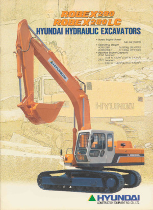 Excavadoras de orugas Hyundai R 280