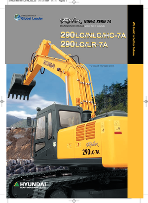 Excavadoras de orugas Hyundai R 290 LC 7A
