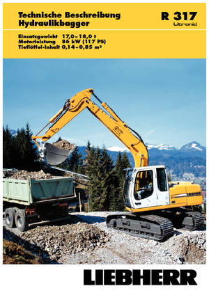 Excavadoras de orugas Liebherr R 317 Litronic HDS