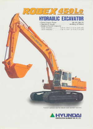 Excavadoras de orugas Hyundai R 450LC