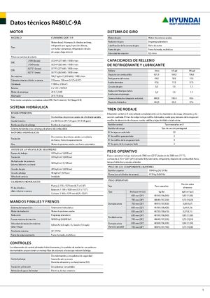 Excavadoras de orugas Hyundai R 480 LC-9 A