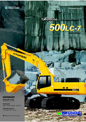Excavadoras de orugas Hyundai R 500 LC 7A