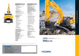 Excavadoras de orugas Hyundai R 500 LC 7A