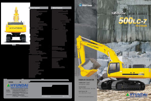 Excavadoras de orugas Hyundai R 500LC-7