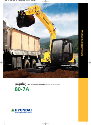 Excavadoras de orugas Hyundai R 80-7 A