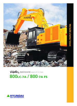 Excavadoras de orugas Hyundai R 800-7A FS