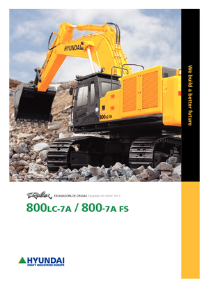Excavadoras de orugas Hyundai R 800 LC 7A