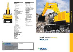 Excavadoras de orugas Hyundai R 800 LC 7A