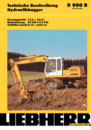 Excavadoras de orugas Liebherr R 900 B Litronic